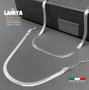 نیم ست نقره ماری ایتالیایی کد N128